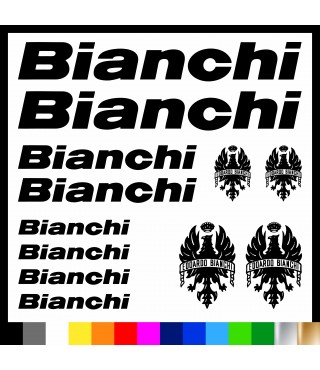 Kit Bianchi adesivi prespaziati bici |
