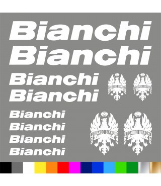 Kit Bianchi adesivi prespaziati bici