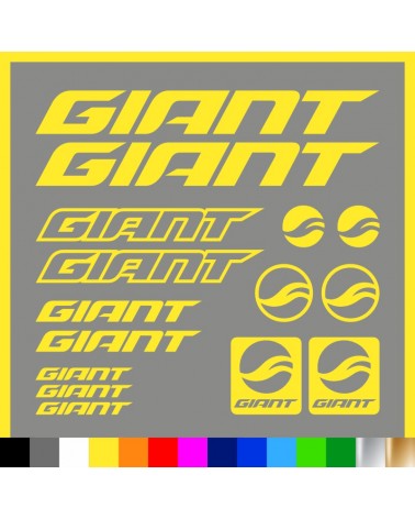 Kit Giant adesivi prespaziati bici