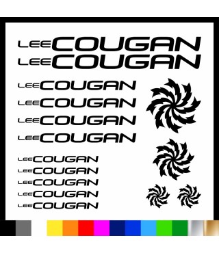 Kit Lee Cougan adesivi prespaziati bici |