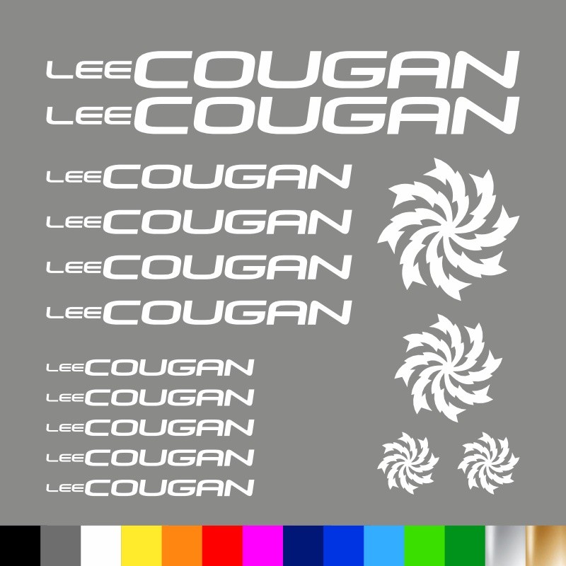 Kit Lee Cougan adesivi prespaziati bici