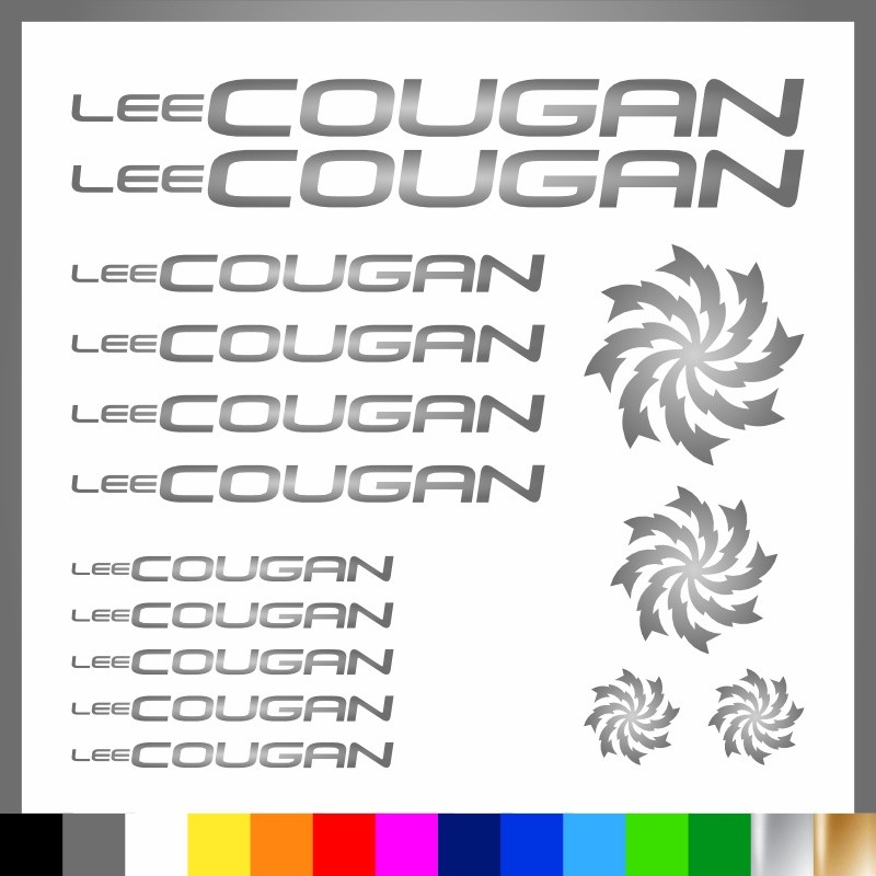 Kit Lee Cougan adesivi prespaziati bici