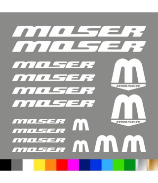 Kit Moser adesivi prespaziati bici