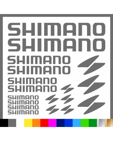 Kit Shimano adesivi prespaziati bici