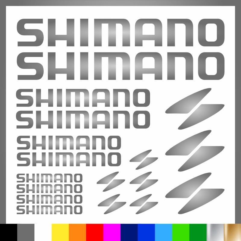 Kit Shimano adesivi prespaziati bici