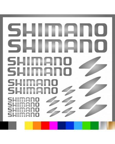 Kit Shimano adesivi prespaziati bici