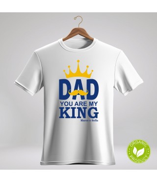 T-Shirt Personalizzata Dad You are My King