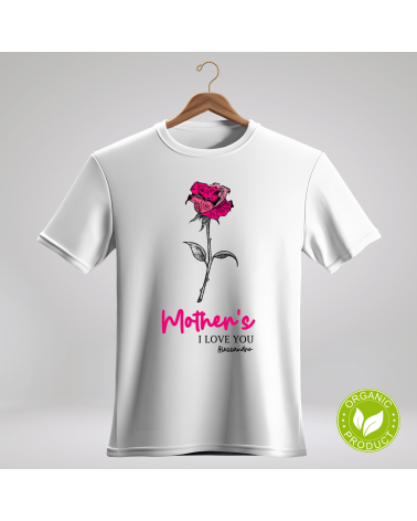 T-Shirt Personalizzata Mother's I Love You Rose
