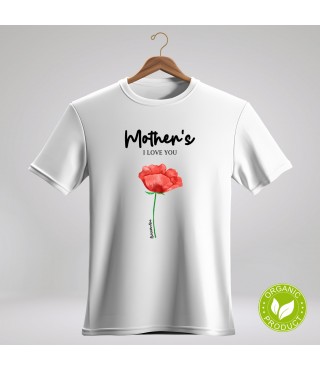 T-Shirt Personalizzata Mother's I Love You Flower