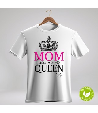 T-Shirt Personalizzata Mom You are My Queen