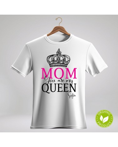T-Shirt Personalizzata Mom You are My Queen