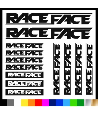Kit Race Face adesivi prespaziati bici |