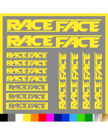 Kit Race Face adesivi prespaziati bici