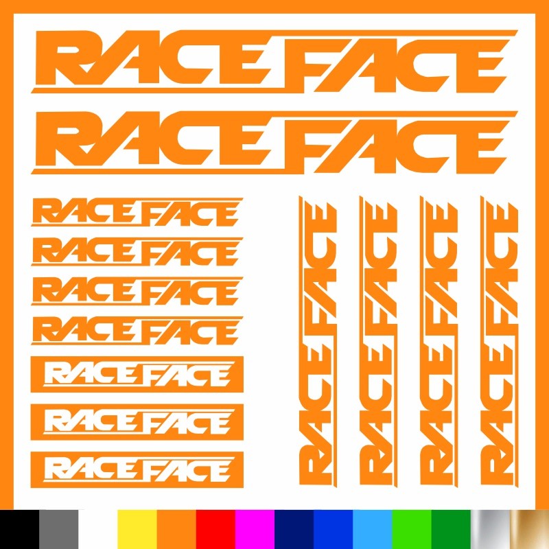 Kit Race Face adesivi prespaziati bici