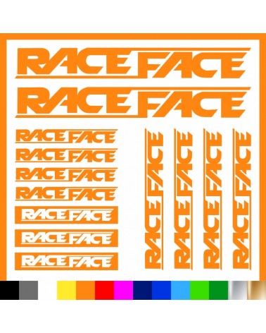 Kit Race Face adesivi prespaziati bici