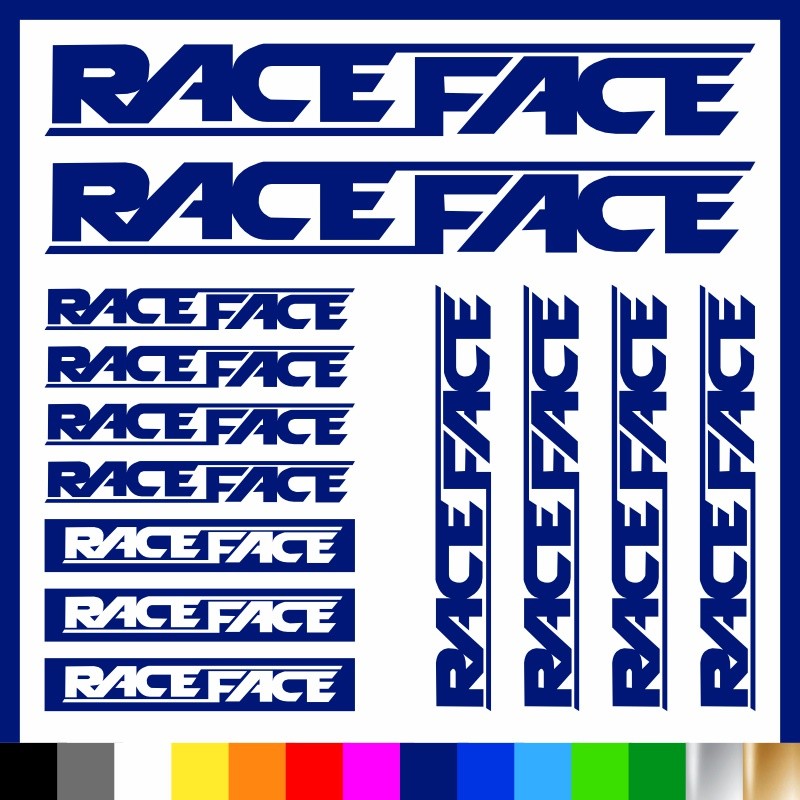 Kit Race Face adesivi prespaziati bici