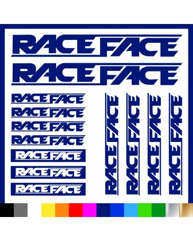 Kit Race Face adesivi prespaziati bici