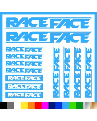 Kit Race Face adesivi prespaziati bici