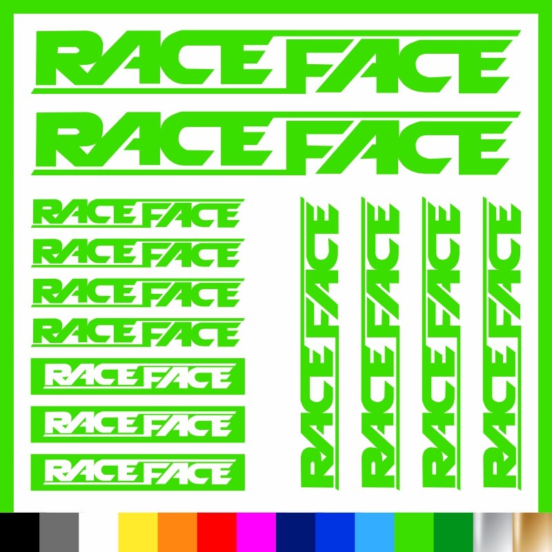 Kit Race Face adesivi prespaziati bici