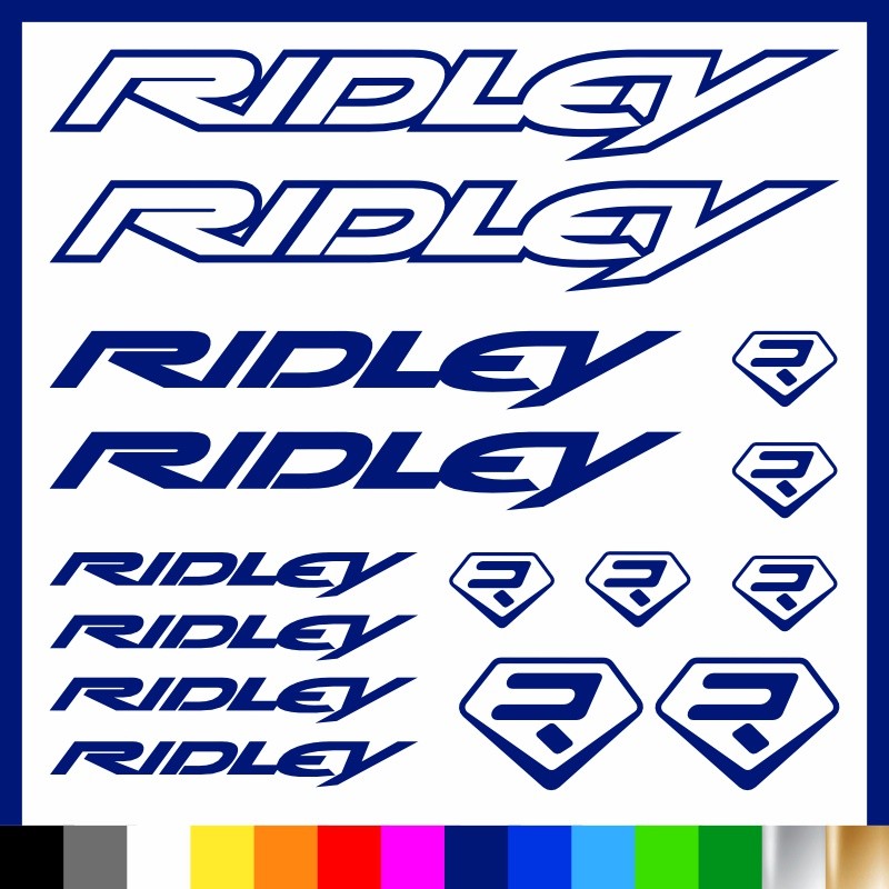 Kit Ridley adesivi prespaziati bici