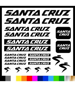 Kit Santa Cruz adesivi prespaziati bici