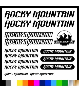 Kit Rocky Mountain adesivi prespaziati bici