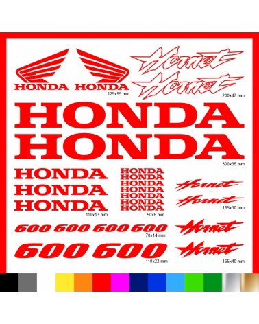 Maxi Kit Honda Hornet adesivi prespaziati