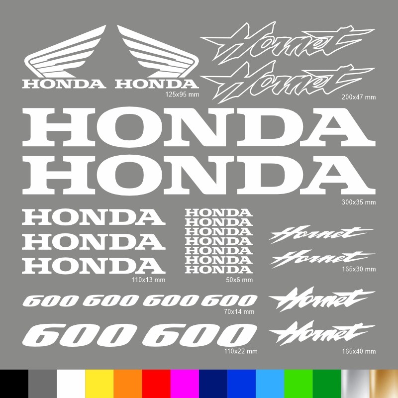 Maxi Kit Honda Hornet adesivi prespaziati