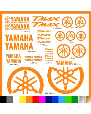 Maxi Kit Yamaha T-max 500 / 530 adesivi prespaziati