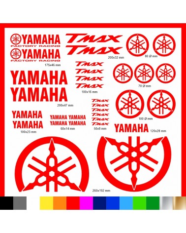 Maxi Kit Yamaha T-max 500 / 530 adesivi prespaziati