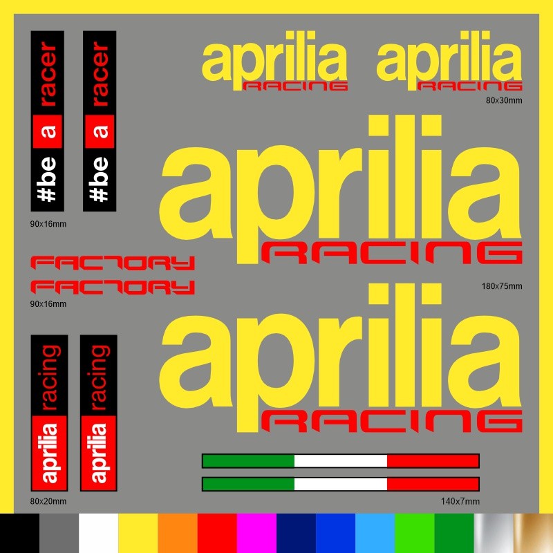 Kit Adesivi Aprilia Racing Factory