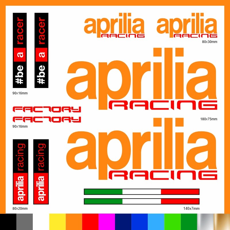 Kit Adesivi Aprilia Racing Factory