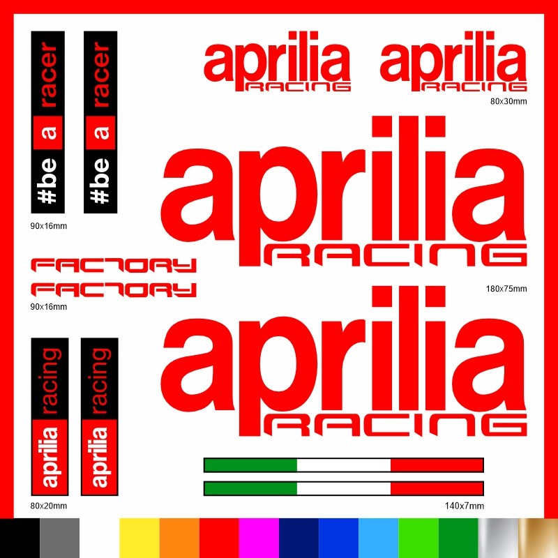 Kit Adesivi Aprilia Racing Factory