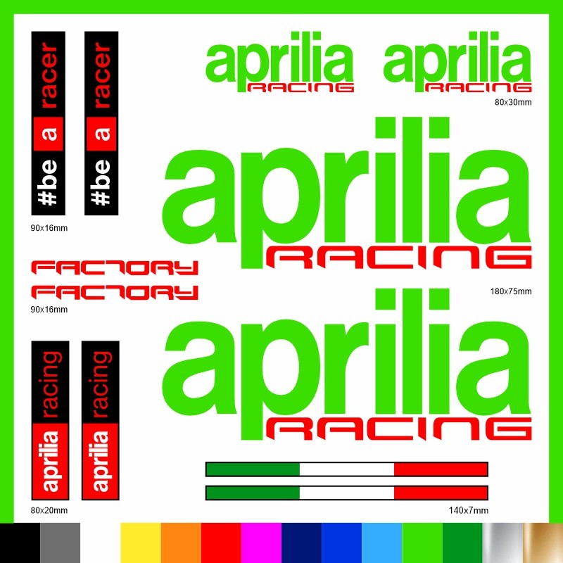 Kit Adesivi Aprilia Racing Factory