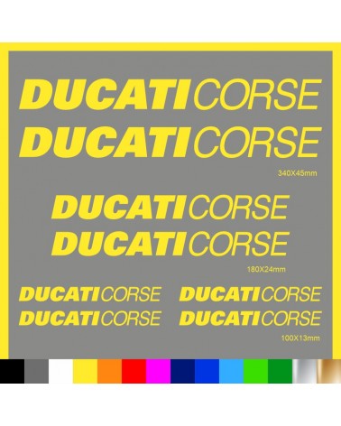 Kit Ducati Corse adesivi prespaziati carena codone serbatoio