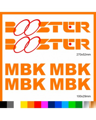 Kit Booster mbk adesivi prespaziati stickers moto scooter casco