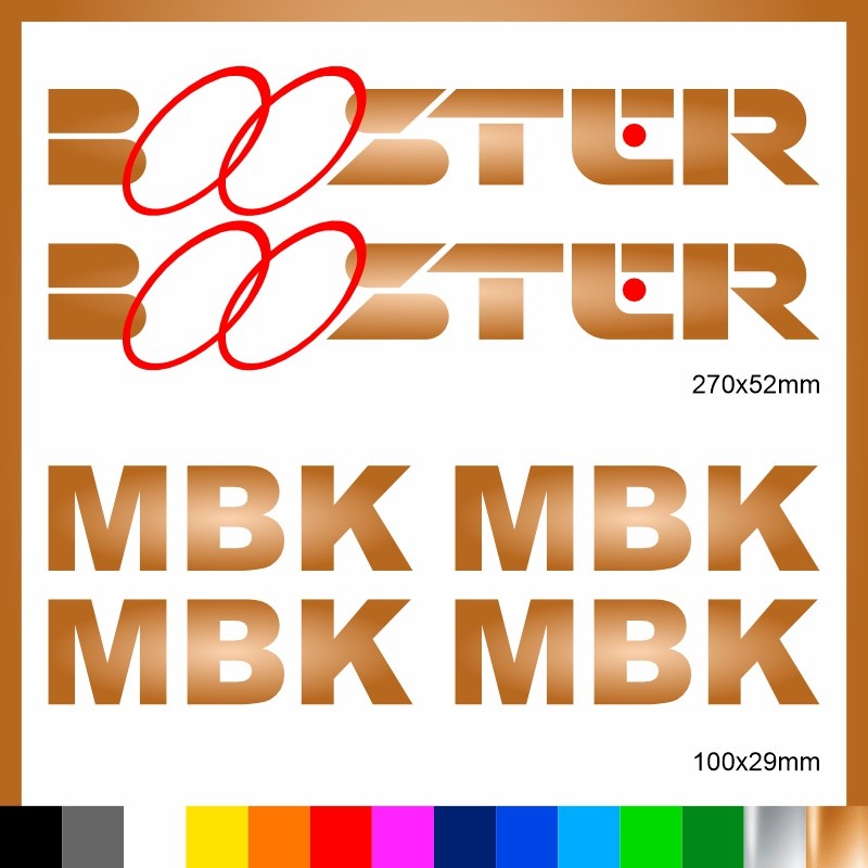 Kit Booster mbk adesivi prespaziati stickers moto scooter casco