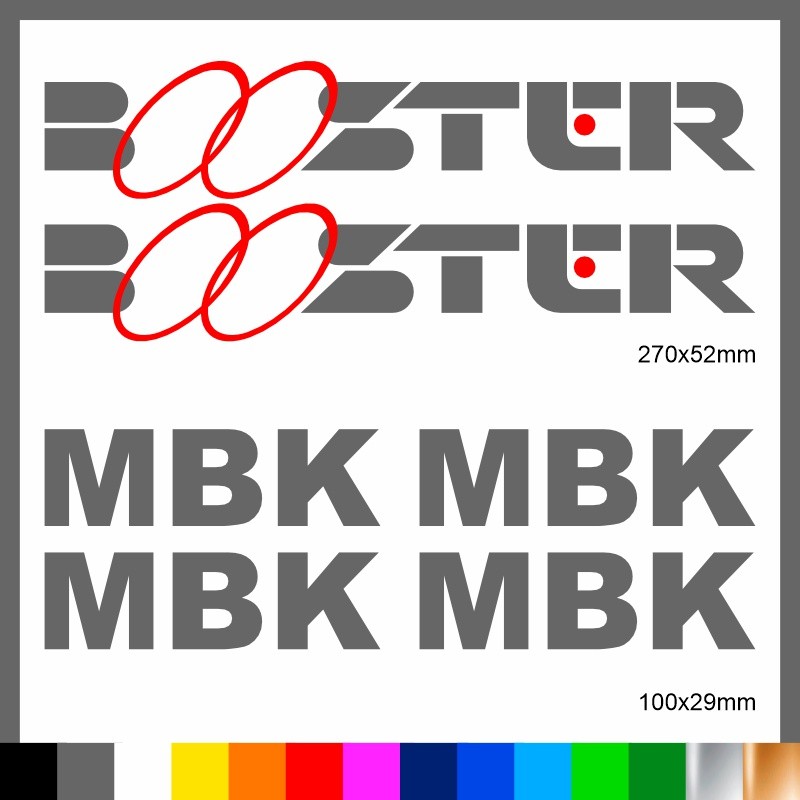 Kit Booster mbk adesivi prespaziati stickers moto scooter casco