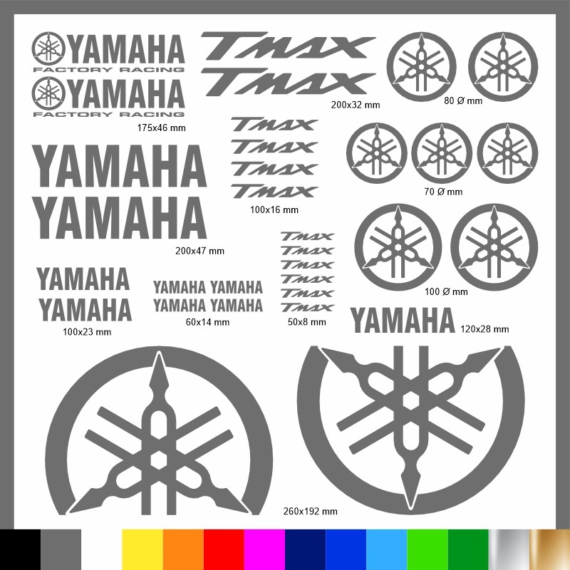 Maxi Kit Yamaha T-max 500 / 530 adesivi prespaziati