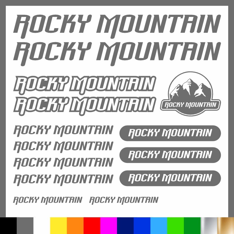 Kit Rocky Mountain adesivi prespaziati bici