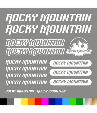 Kit Rocky Mountain adesivi prespaziati bici