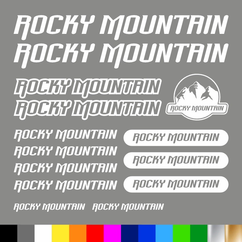 Kit Rocky Mountain adesivi prespaziati bici