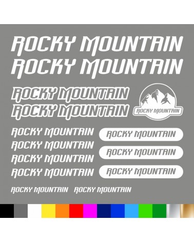 Kit Rocky Mountain adesivi prespaziati bici