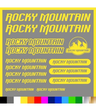 Kit Rocky Mountain adesivi prespaziati bici