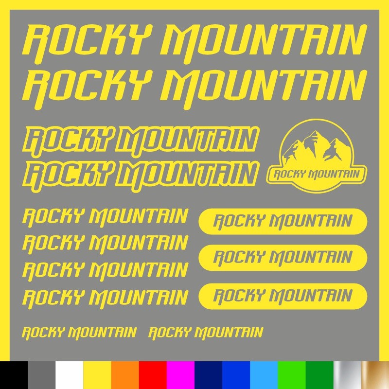 Kit Rocky Mountain adesivi prespaziati bici