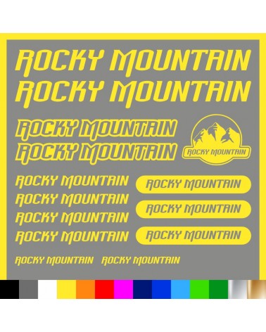 Kit Rocky Mountain adesivi prespaziati bici