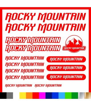 Kit Rocky Mountain adesivi prespaziati bici