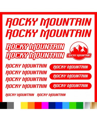 Kit Rocky Mountain adesivi prespaziati bici