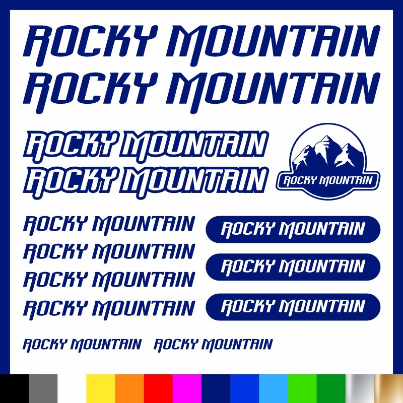 Kit Rocky Mountain adesivi prespaziati bici