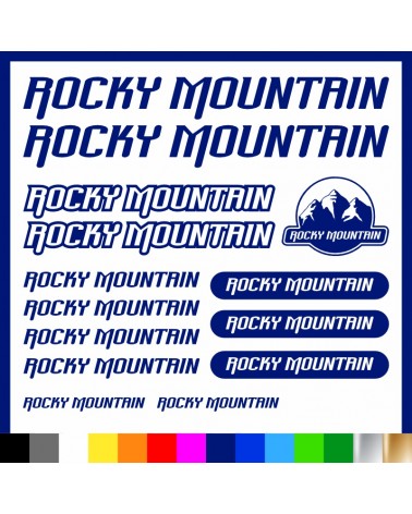 Kit Rocky Mountain adesivi prespaziati bici